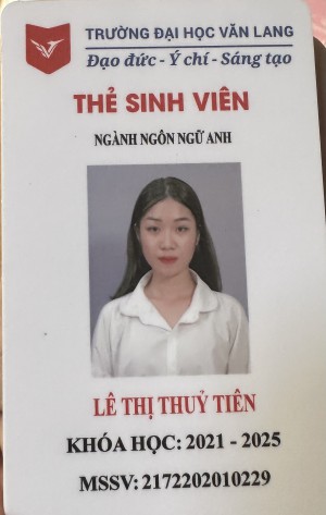 Lê Thị Thuỷ Tiên 